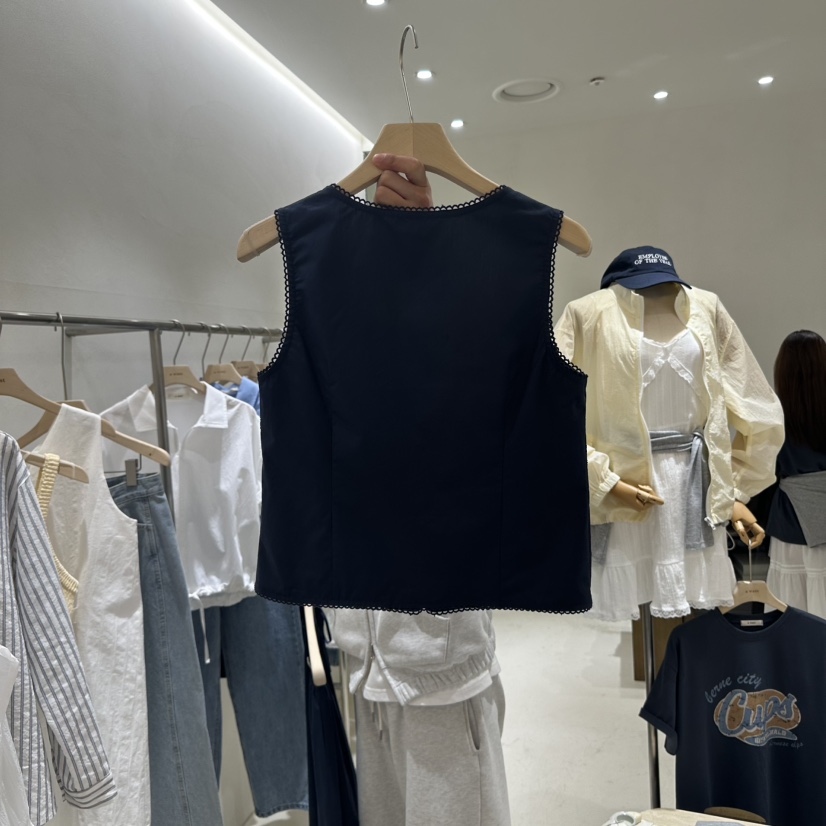A WANT韓國直郵㊣女裝新款25春夏人氣休閑推薦熱賣時尚馬甲A WANT馬甲