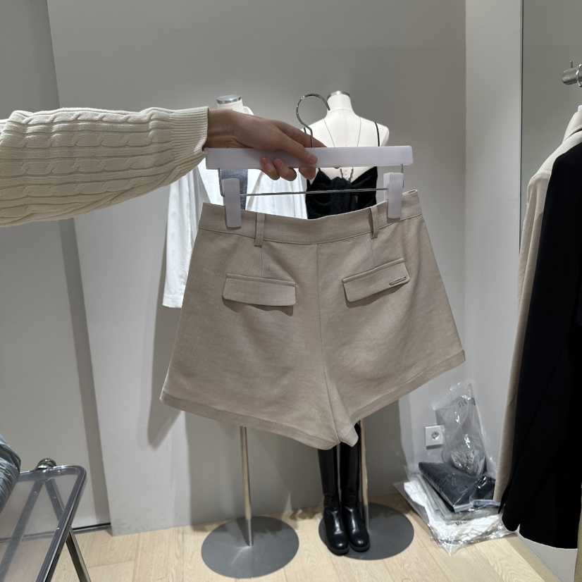 FAVOR-P韓國㊣直郵東大門代購女裝新品熱賣推薦25春夏短褲亞麻FAVOR短褲