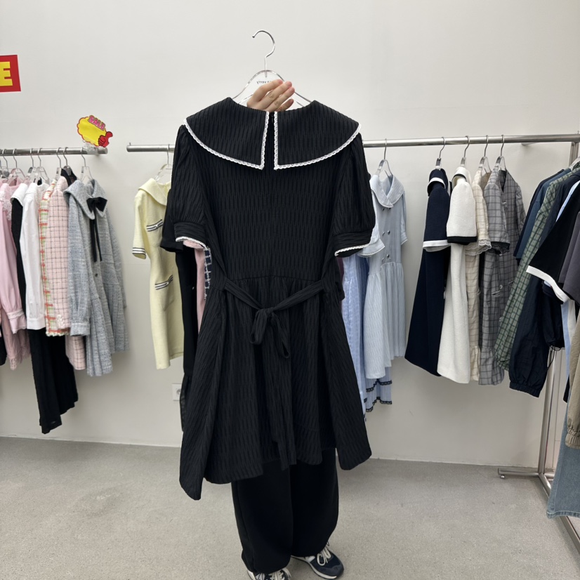 ANNA VERRY-P韓國直郵㊣東大門實拍女裝新品熱賣25春夏連衣裙ANNA VERRY/BELIEVE連衣裙