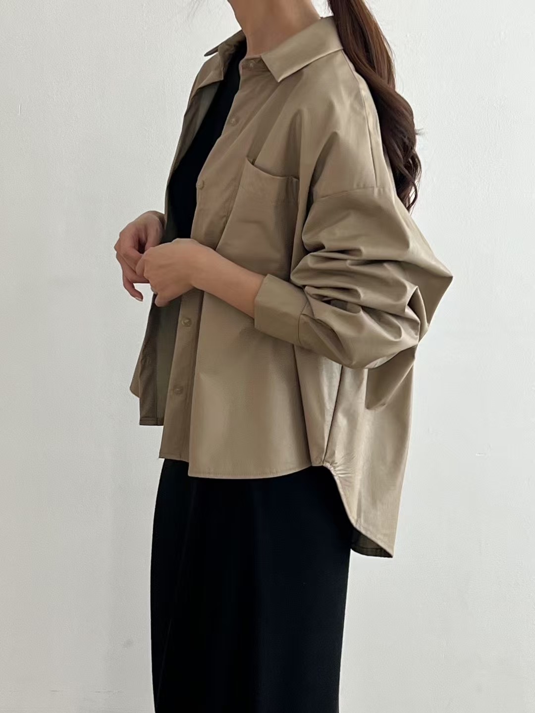 around110韓國㊣直郵東大門代購女裝新款人氣時尚襯衫蕾絲衫around110襯衫/蕾絲衫