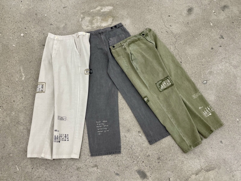 HIGH FIVE韓國㊣直郵東大門代購女裝新品熱賣休閑25春夏休閑褲HIGH FIVE休閑褲