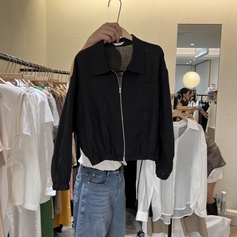 W AND J韓國直郵㊣東大門實拍女裝新品人氣休閑熱賣時尚夾克W AND J夾克圖色2