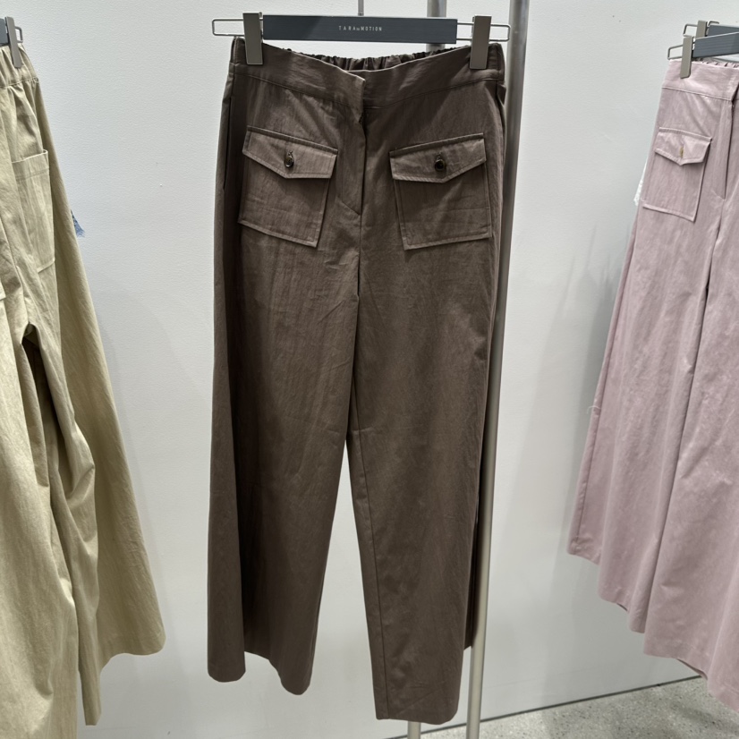 TARABY MOTION韓國直郵㊣東大門實拍女裝新品熱賣休閑褲口袋TARABY MOTION休閑褲圖色2