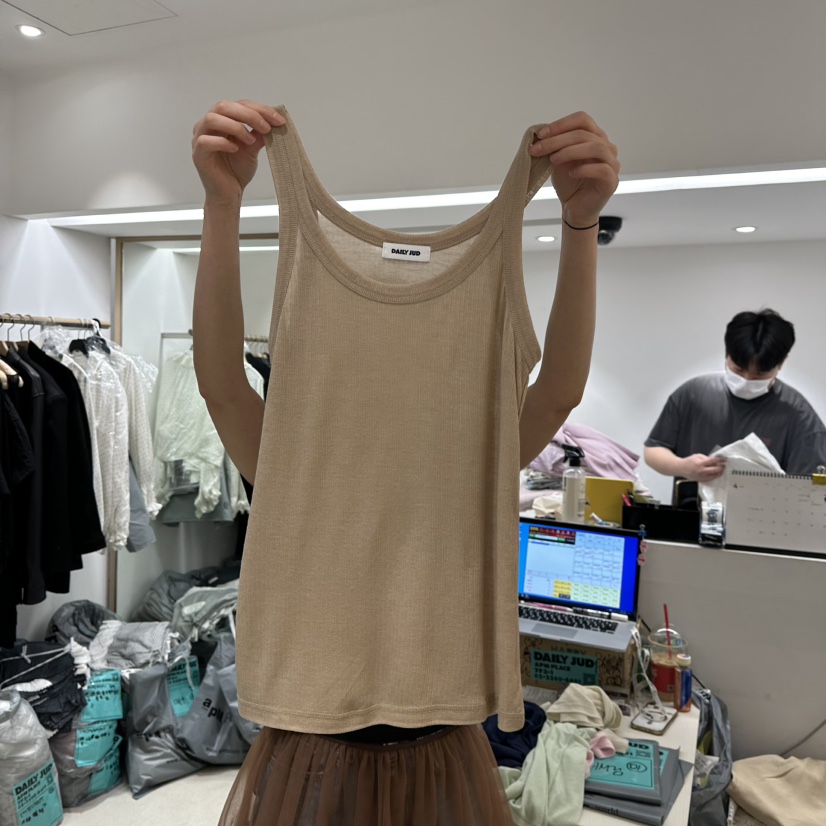 DAILYJUD韓國直郵㊣東大門實拍女裝新款25春夏休閑吊帶背心DAILY JUD吊帶/背心圖色3