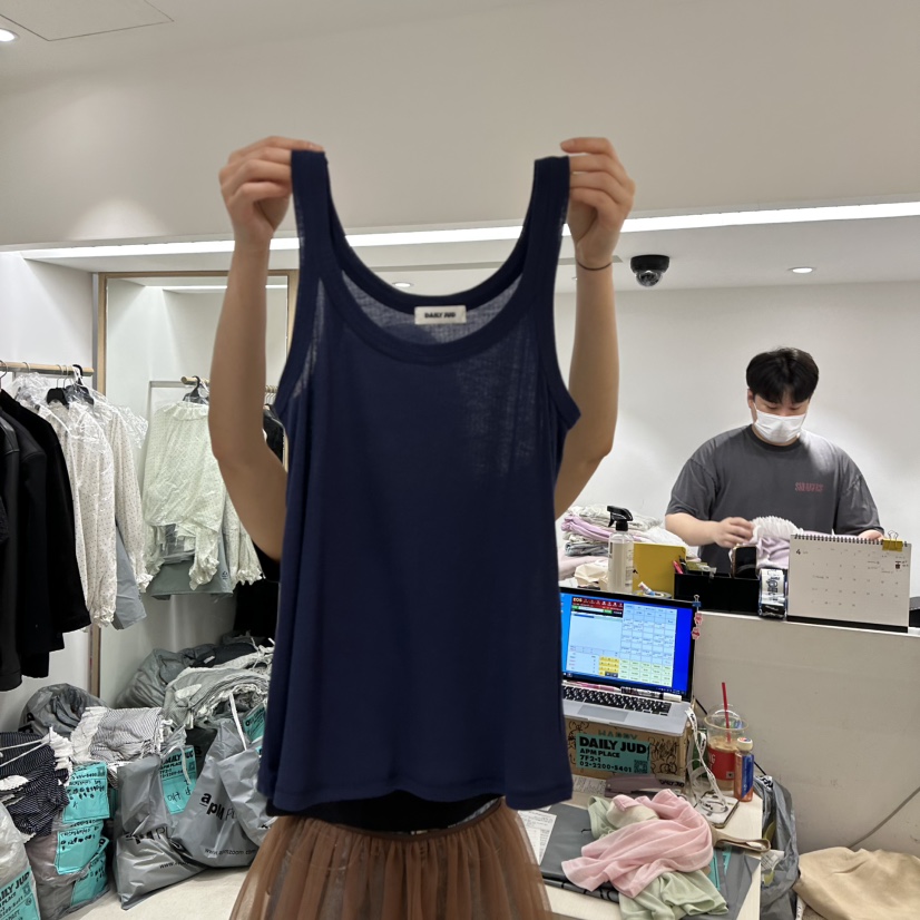 DAILYJUD韓國直郵㊣東大門實拍女裝新款25春夏休閑吊帶背心DAILY JUD吊帶/背心圖色5