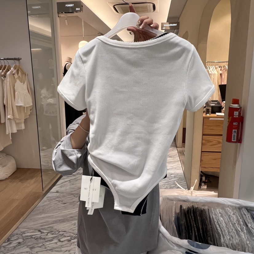 SOLD OUT韓國㊣直郵東大門代購女裝新品休閑熱賣25春夏T恤SOLD OUTT恤