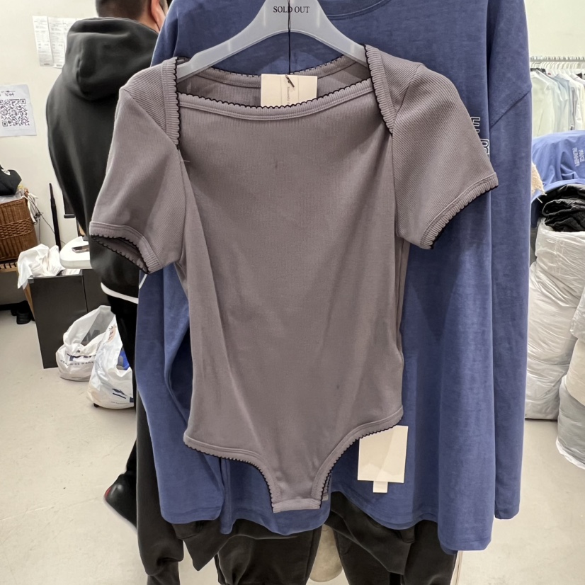 SOLD OUT韓國㊣直郵東大門代購女裝新品休閑熱賣25春夏T恤SOLD OUTT恤圖色6