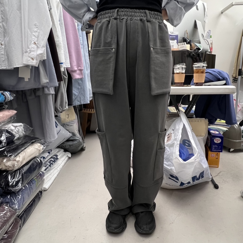 SOLD OUT韓國㊣直郵東大門代購女裝新款推薦25春夏休閑休閑褲SOLD OUT休閑褲圖色2