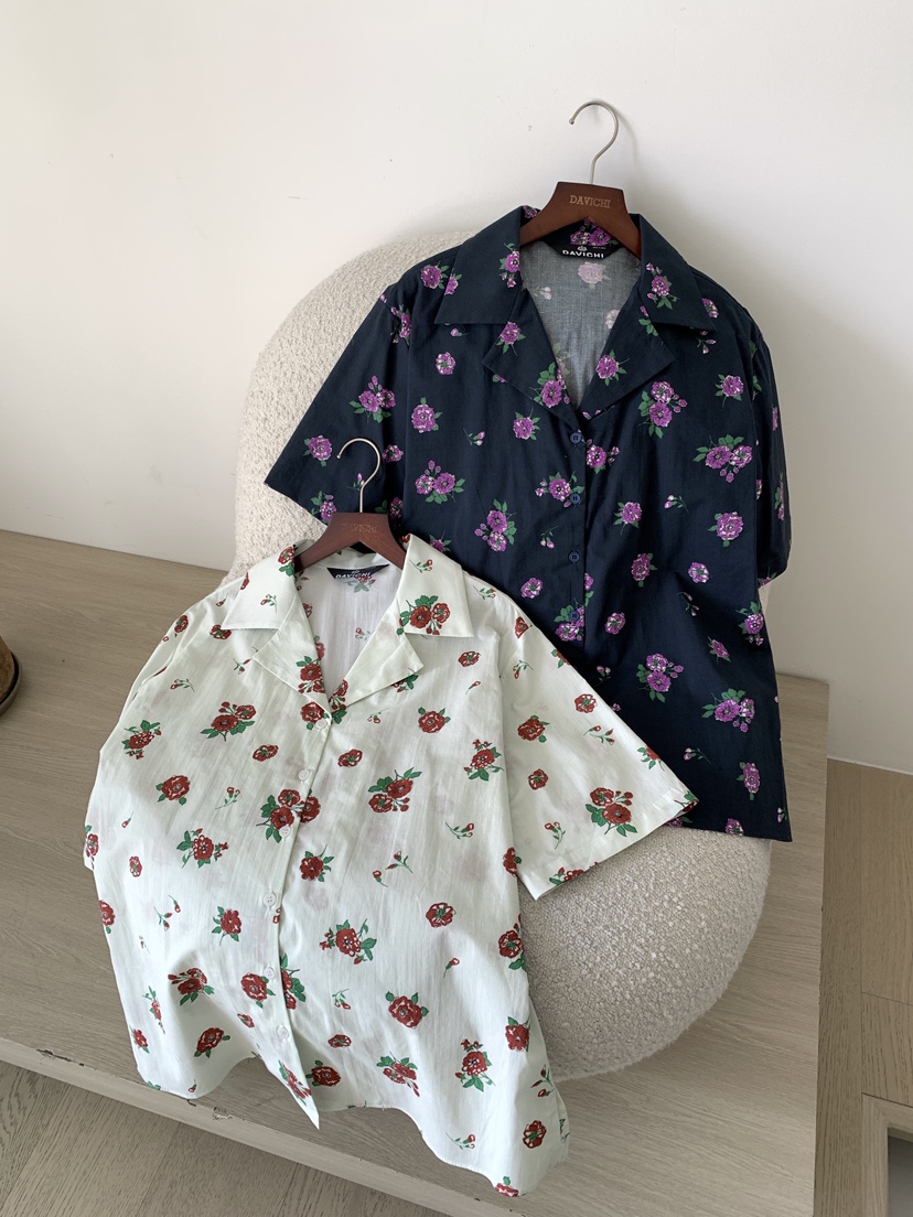 DAVICHI直郵韓國代購㊣女裝新品25春夏推薦熱賣休閑襯衫蕾絲衫DAVICHI襯衫/蕾絲衫