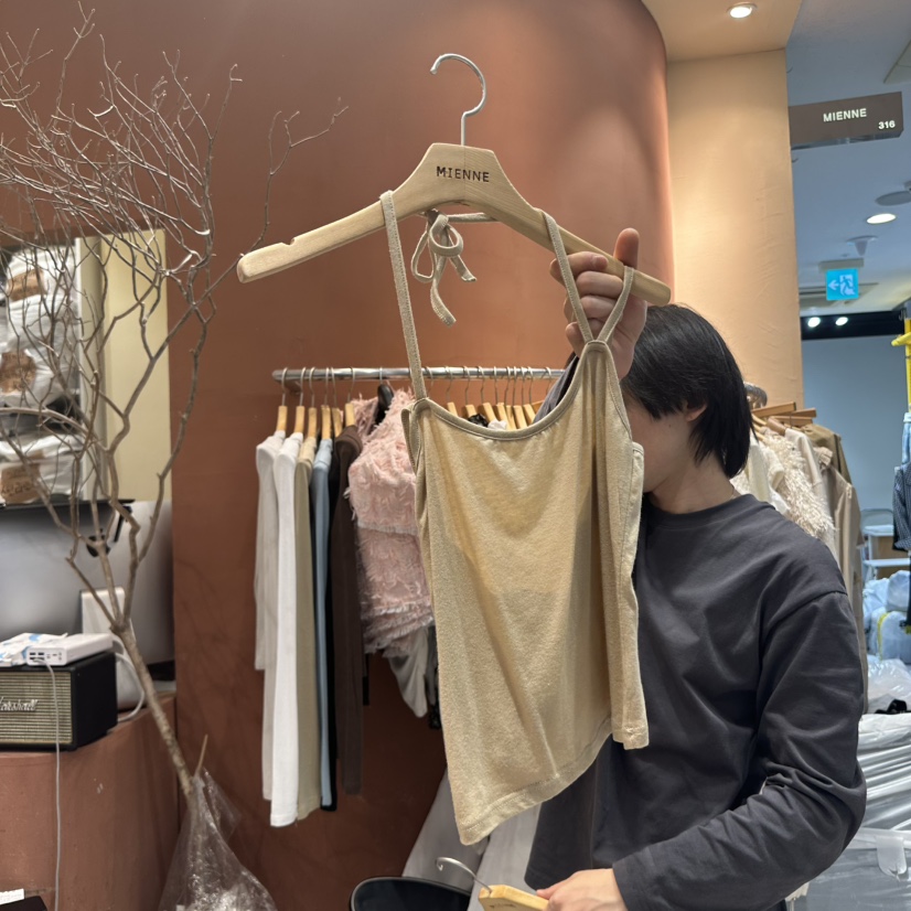 MIENNE韓國直郵女裝新品真品時尚人氣休閑熱賣25春夏吊帶背心MIENNE吊帶/背心圖色4