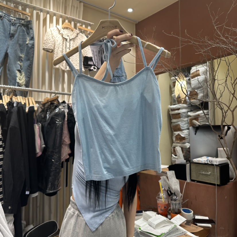MIENNE韓國直郵女裝新品真品時尚人氣休閑熱賣25春夏吊帶背心MIENNE吊帶/背心圖色5