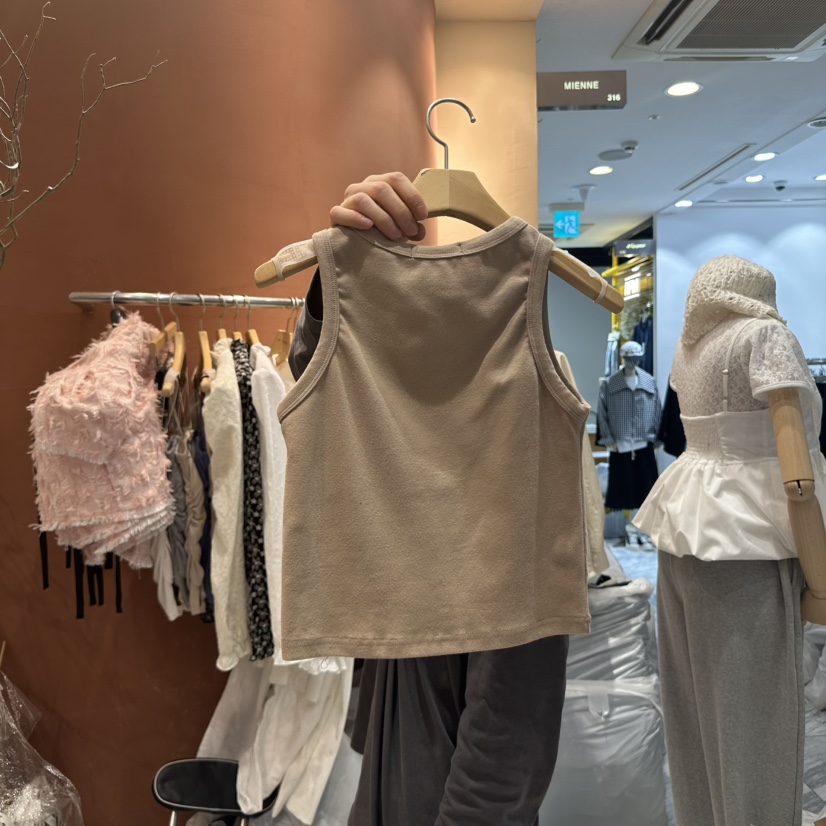 MIENNE韓國直郵㊣東大門實拍女裝新品休閑熱賣時尚吊帶背心MIENNE吊帶/背心