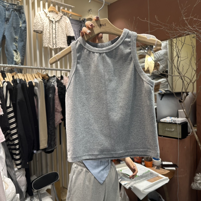 MIENNE韓國直郵㊣東大門實拍女裝新品休閑熱賣時尚吊帶背心MIENNE吊帶/背心