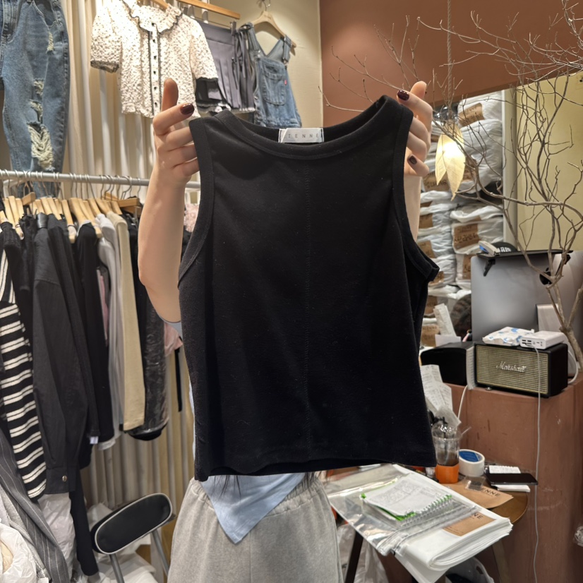 MIENNE韓國直郵㊣東大門實拍女裝新品休閑熱賣時尚吊帶背心MIENNE吊帶/背心圖色3