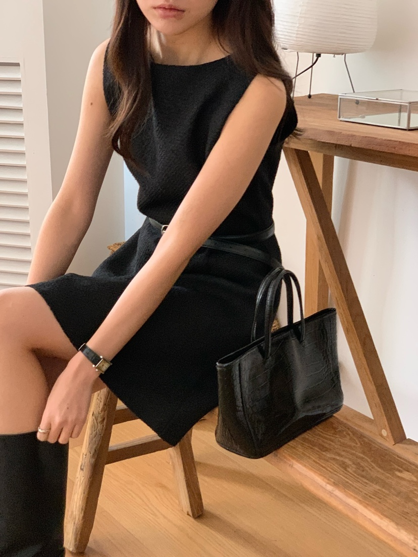 FRILL-T韓國直郵女裝新品休閑熱賣真品職業25春夏時尚連衣裙FRILL-T連衣裙