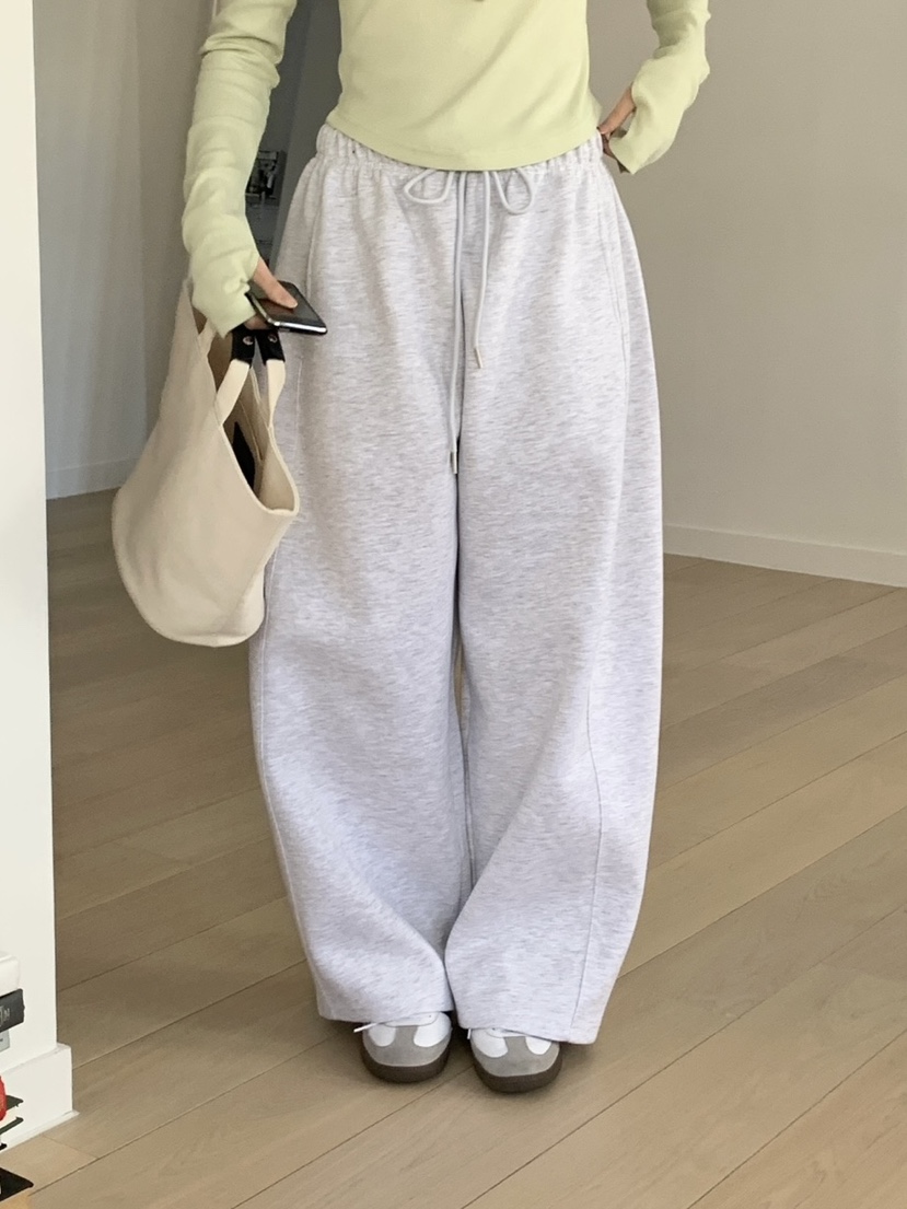 PLANTS ON GRAY東大門代購女裝新款休閑真品職業25春夏休閑褲PLANTS ON GRAY休閑褲