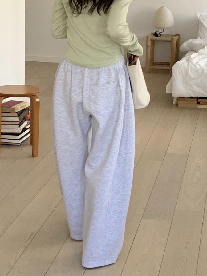 PLANTS ON GRAY東大門代購女裝新款休閑真品職業25春夏休閑褲PLANTS ON GRAY休閑褲