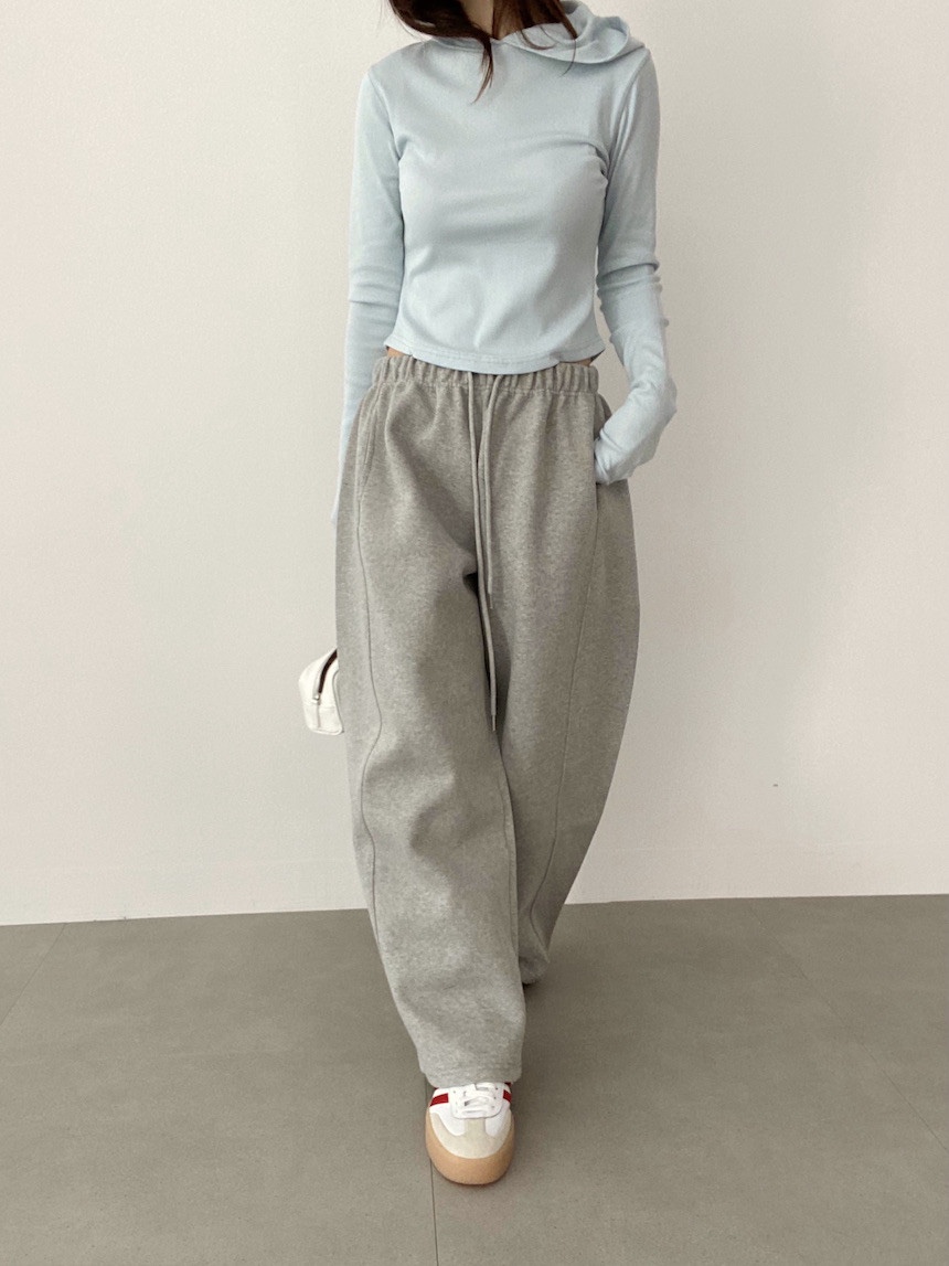 PLANTS ON GRAY東大門代購女裝新款休閑真品職業25春夏休閑褲PLANTS ON GRAY休閑褲圖色2