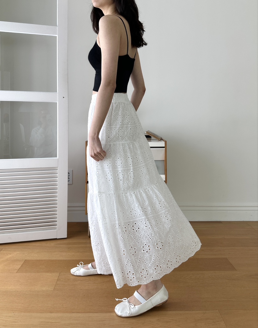 CLASSY-O東大門代購女士新品真品推薦時尚25春夏長裙蕾絲綁帶CLASSY-O長裙