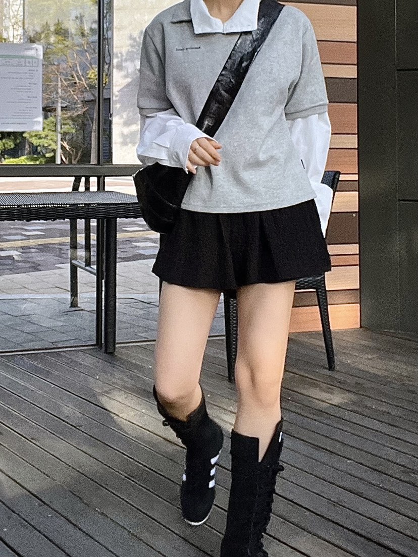 BEAMING SEOUL東大門代購女裝新款人氣真品襯衫蕾絲衫高領BEAMING SEOUL襯衫/蕾絲衫