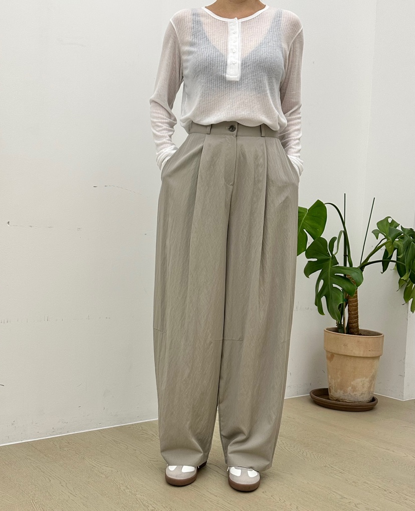 BUT直郵韓國代購㊣女裝新款熱賣時尚25春夏人氣推薦休閑休閑褲button休閑褲