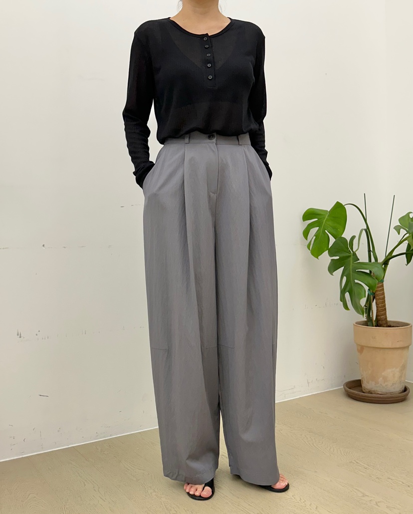 BUT直郵韓國代購㊣女裝新款熱賣時尚25春夏人氣推薦休閑休閑褲button休閑褲