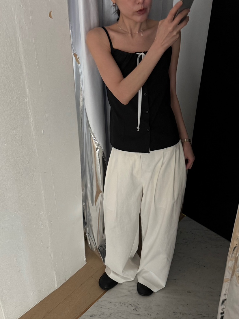 MINIMUZE直郵韓國代購㊣女裝新品時尚人氣25春夏熱賣吊帶背心MINIMUZE吊帶/背心
