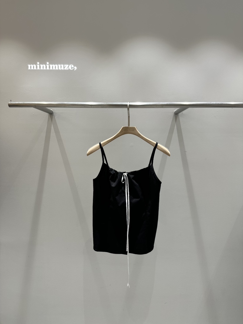 MINIMUZE直郵韓國代購㊣女裝新品時尚人氣25春夏熱賣吊帶背心MINIMUZE吊帶/背心圖色2