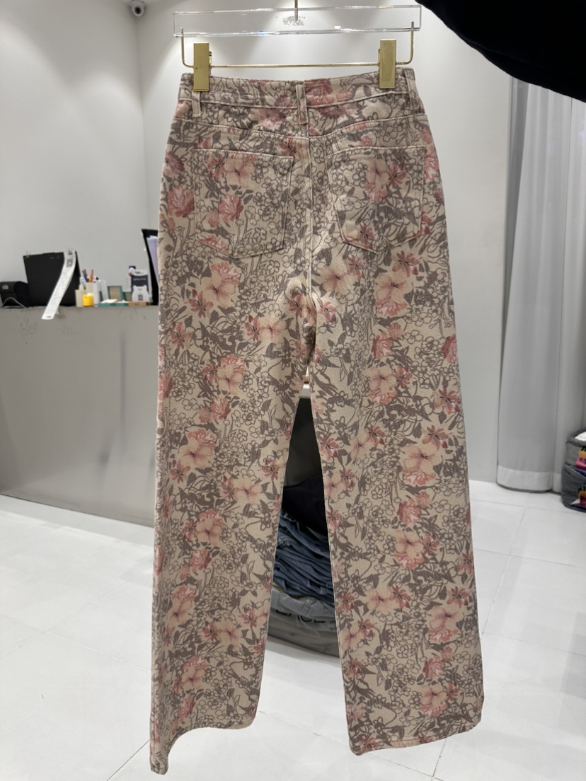 JKICHI韓國直郵㊣女裝新品休閑熱賣時尚25春夏推薦人氣牛仔褲JKICHI牛仔褲