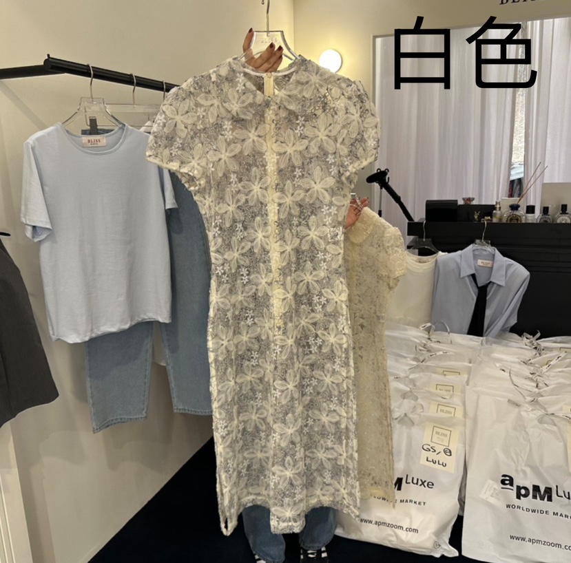 BLISS韓國代購女士新品推薦熱賣真品時尚職業休閑25春夏連衣裙BLISS連衣裙圖色2
