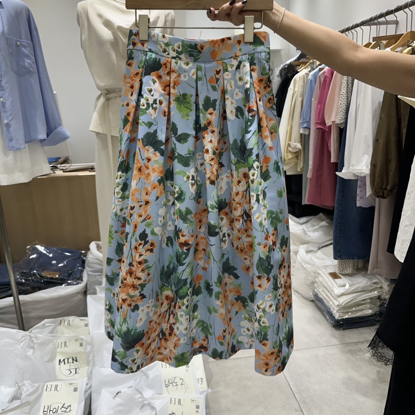 EN.U東大門代購女士新品推薦熱賣休閑職業時尚真品25春夏長裙EN.U長裙