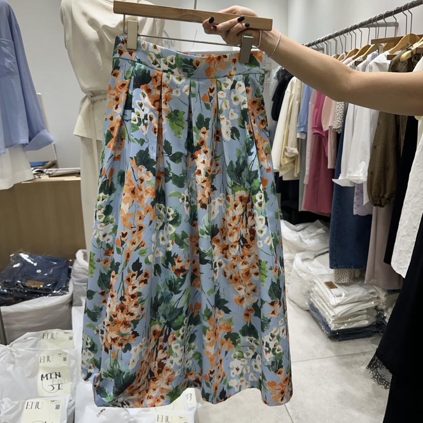 EN.U東大門代購女士新品推薦熱賣休閑職業時尚真品25春夏長裙EN.U長裙圖色2