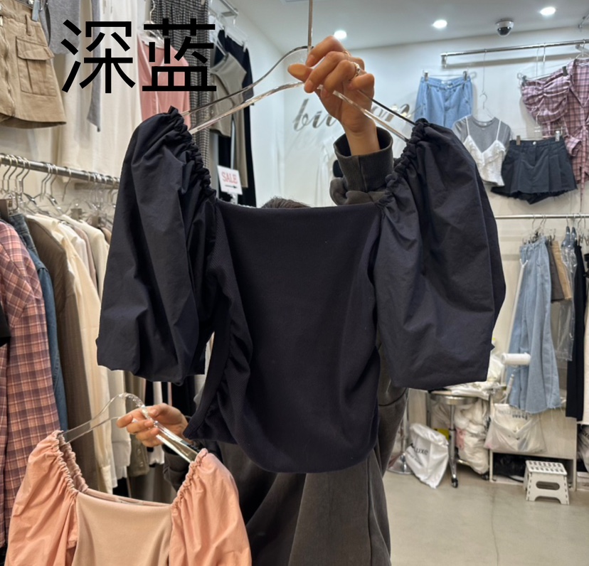BILLION-L東大門直郵女裝新品推薦真品熱賣25春夏襯衫蕾絲衫BILLION-L襯衫/蕾絲衫圖色5