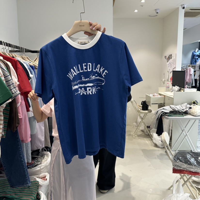 BREAD東大門實拍女裝新品真品25春夏休閑職業推薦時尚熱賣T恤BREADT恤圖色3