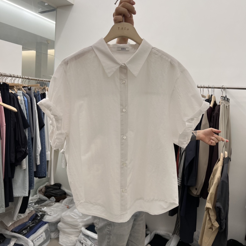 IDEE-A韓國直郵㊣東大門實拍女裝新品熱賣25春夏襯衫蕾絲衫IDEE-A襯衫/蕾絲衫