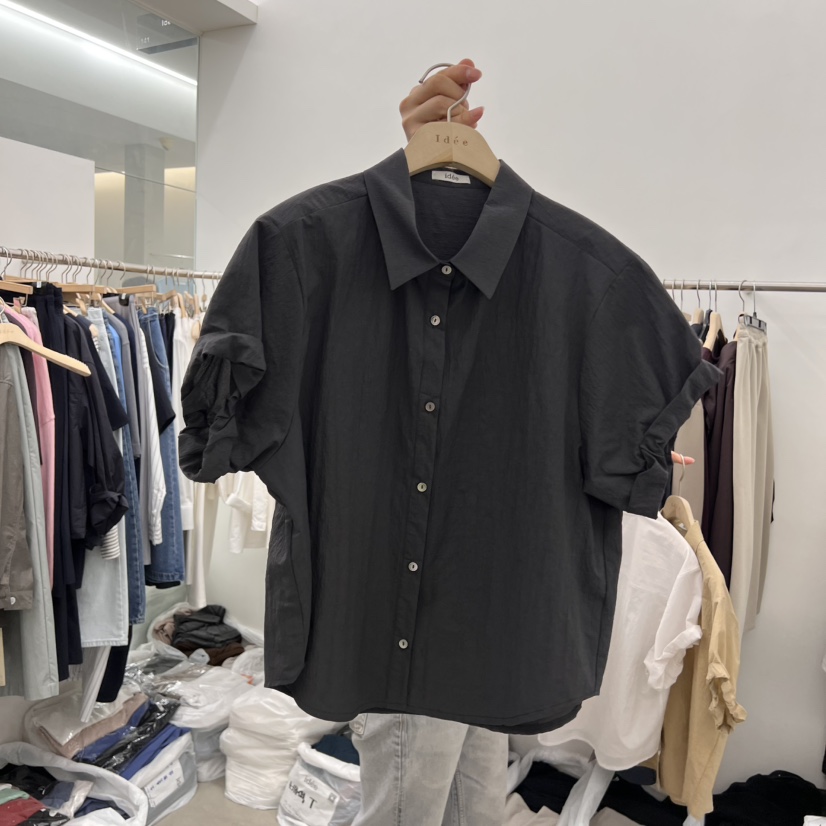 IDEE-A韓國直郵㊣東大門實拍女裝新品熱賣25春夏襯衫蕾絲衫IDEE-A襯衫/蕾絲衫圖色2