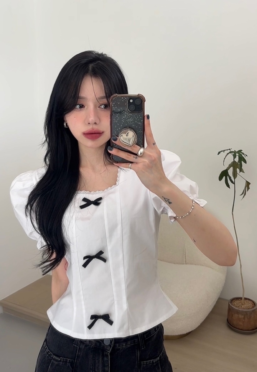 AMUSE SEOUL東大門實拍女裝新款休閑人氣推薦25春夏襯衫蕾絲衫AMUSE SEOUL襯衫/蕾絲衫