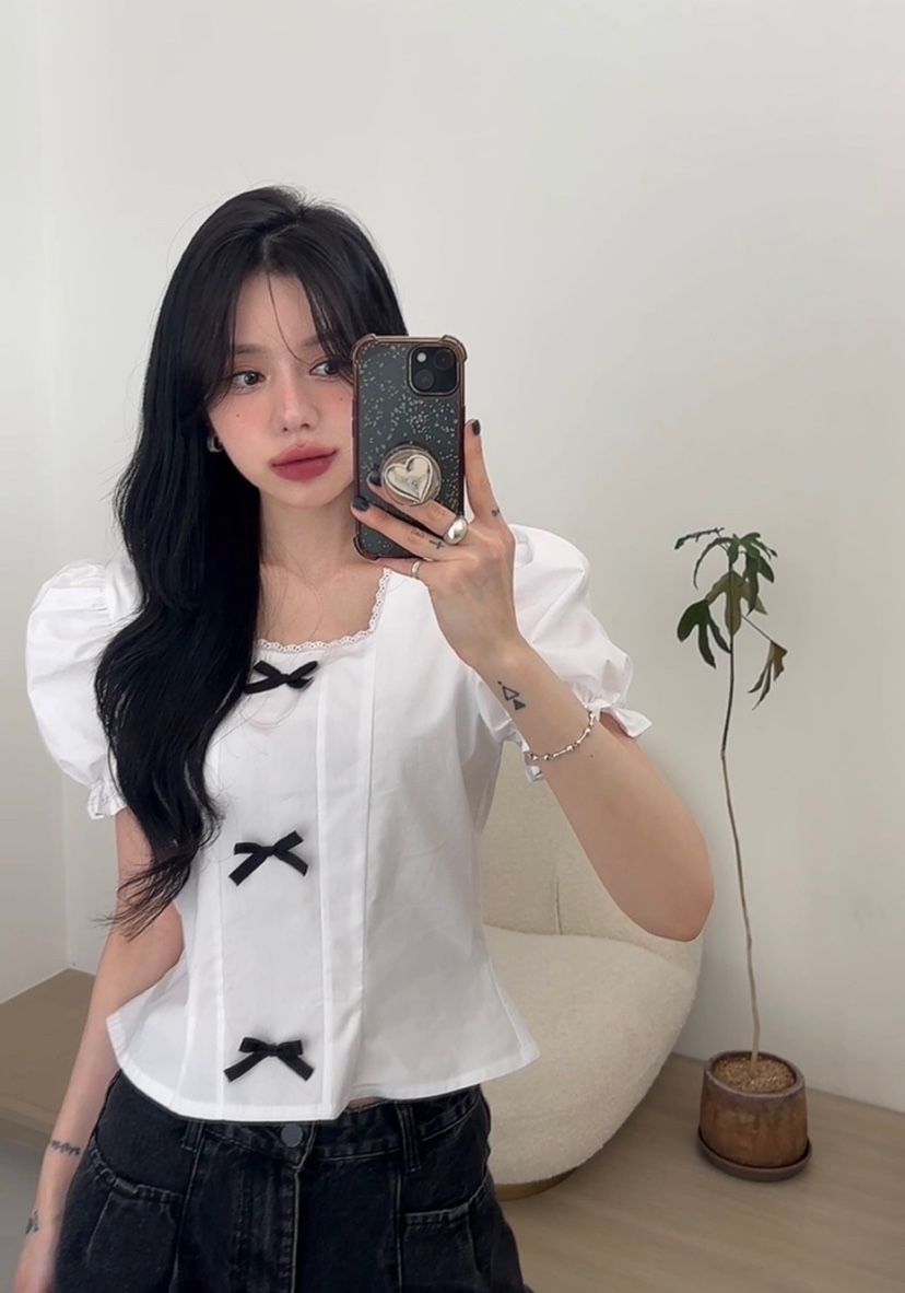 AMUSE SEOUL東大門實拍女裝新款休閑人氣推薦25春夏襯衫蕾絲衫AMUSE SEOUL襯衫/蕾絲衫