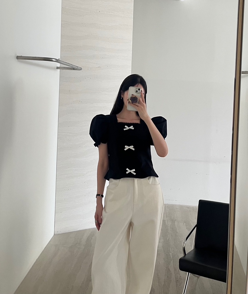AMUSE SEOUL東大門實拍女裝新款休閑人氣推薦25春夏襯衫蕾絲衫AMUSE SEOUL襯衫/蕾絲衫
