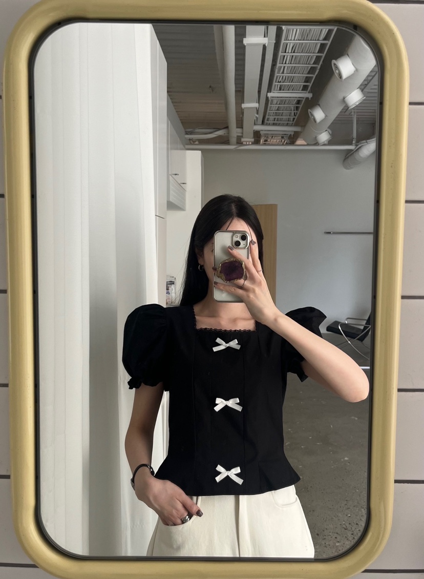 AMUSE SEOUL東大門實拍女裝新款休閑人氣推薦25春夏襯衫蕾絲衫AMUSE SEOUL襯衫/蕾絲衫