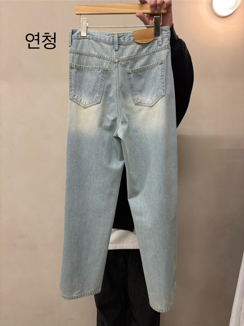 KONI韓國直郵女裝新款職業熱賣25春夏人氣休閑真品時尚牛仔褲KONI牛仔褲