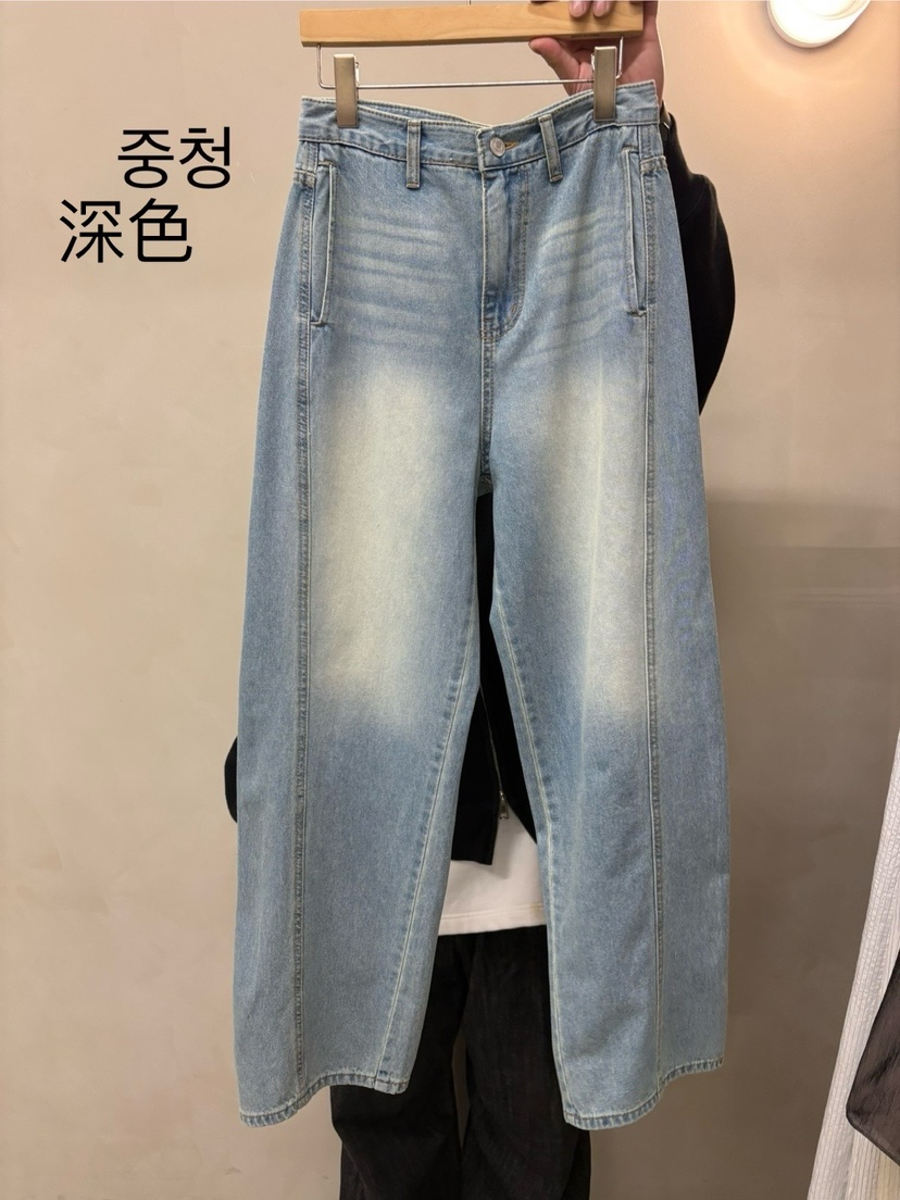 KONI韓國直郵女裝新款職業熱賣25春夏人氣休閑真品時尚牛仔褲KONI牛仔褲圖色2