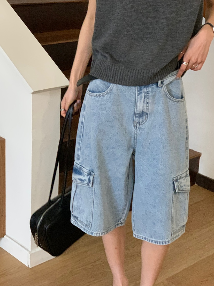 RIVER RAIN東大門直郵女裝新品職業25春夏熱賣推薦短褲工裝RIVER RAIN短褲
