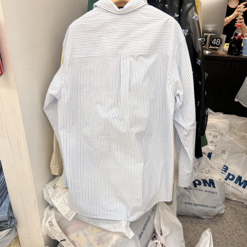 DOHWAJI韓國直郵女士新品職業休閑人氣真品25春夏襯衫蕾絲衫口袋DOHWAJI襯衫/蕾絲衫