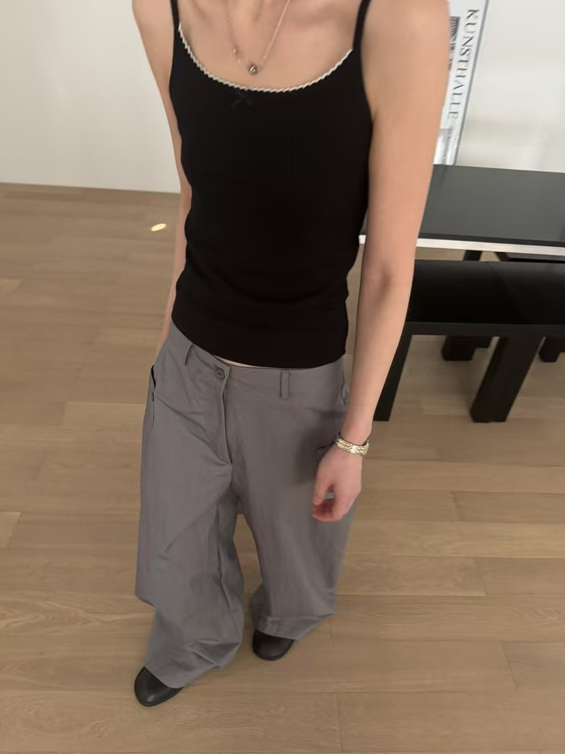 MINIMUZE韓國直郵㊣女裝新款推薦25春夏休閑人氣時尚吊帶背心MINIMUZE吊帶/背心