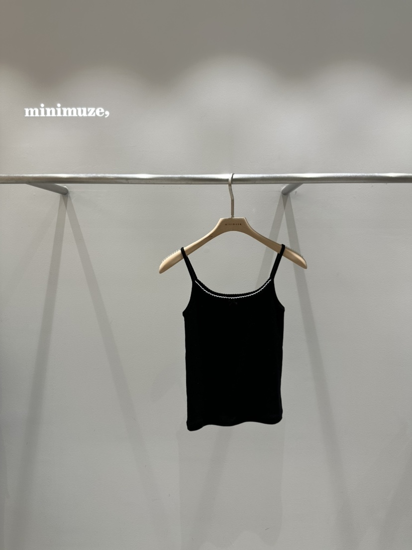 MINIMUZE韓國直郵㊣女裝新款推薦25春夏休閑人氣時尚吊帶背心MINIMUZE吊帶/背心圖色2