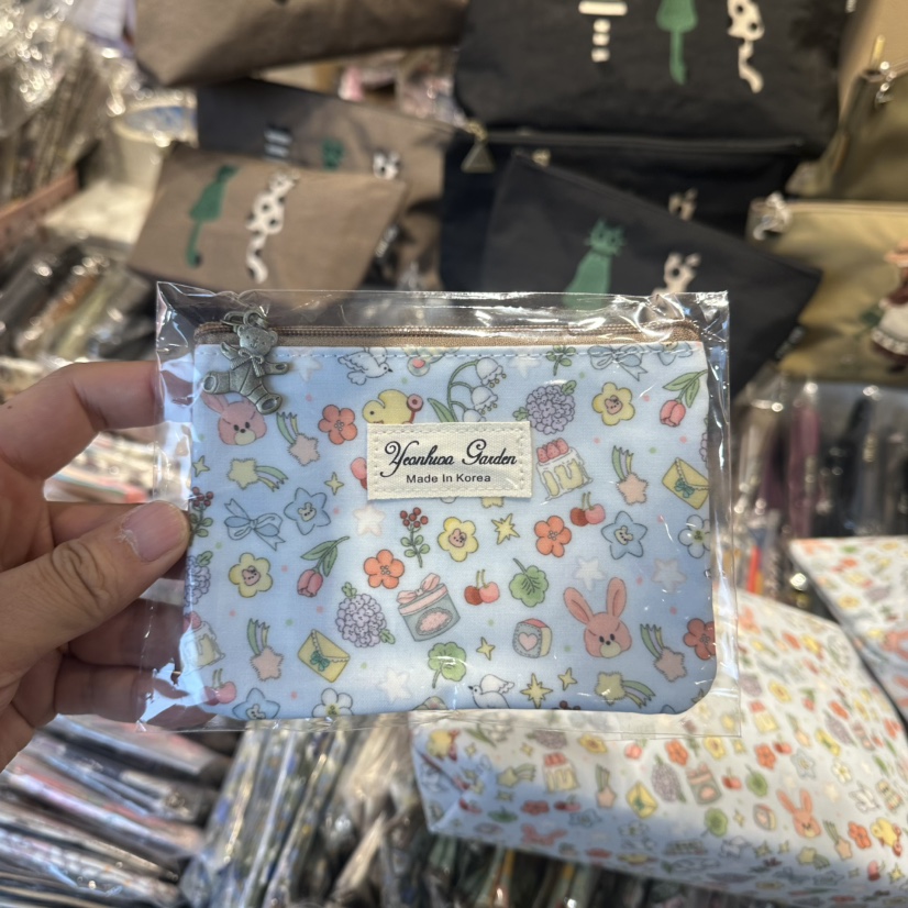 WING韓國直郵㊣女裝新品25春夏熱賣休閑推薦錢包卡包零錢包WING錢包/卡包/零錢包