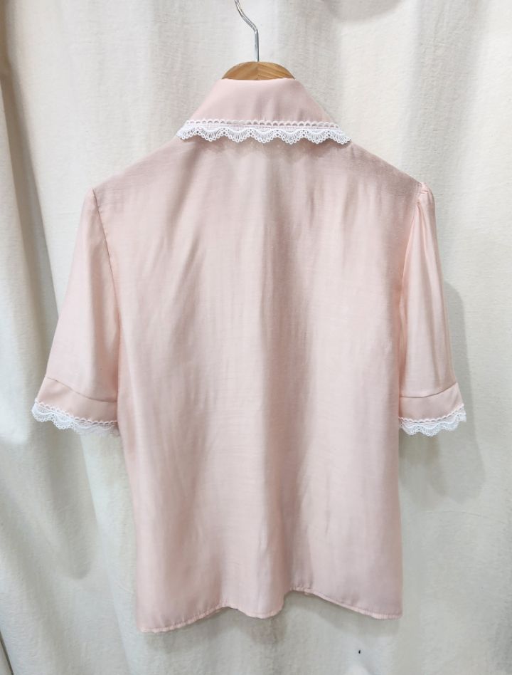 火Ⅱ-화투-T直郵韓國代購㊣女裝新款25春夏人氣襯衫蕾絲衫火Ⅱ襯衫/蕾絲衫