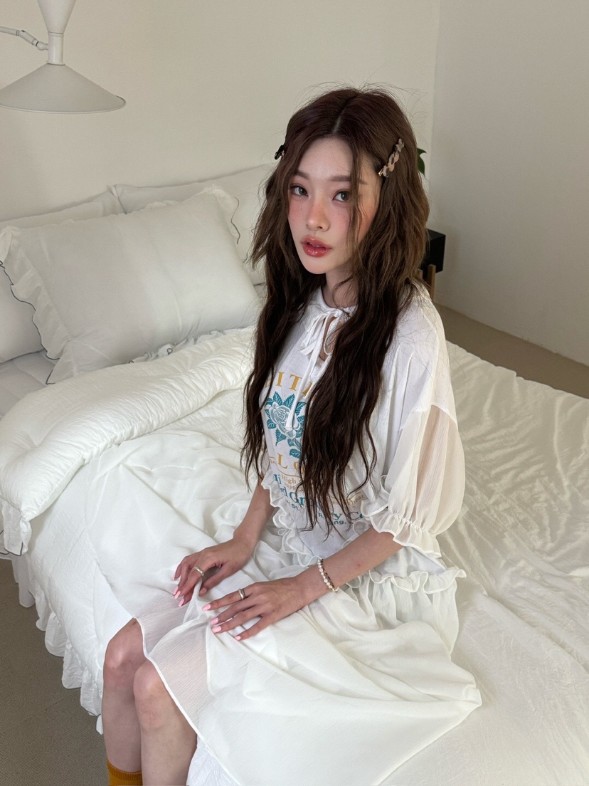 MAISONDEGLORY直郵韓國代購㊣女裝新款推薦時尚人氣連衣裙復古MAISON DE GLORY連衣裙