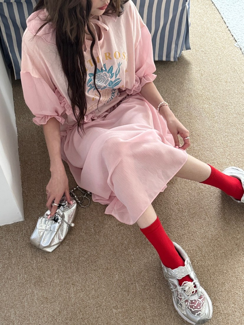 MAISONDEGLORY直郵韓國代購㊣女裝新款推薦時尚人氣連衣裙復古MAISON DE GLORY連衣裙